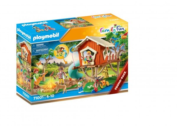71001 Cabane dans les arbres et toboggan