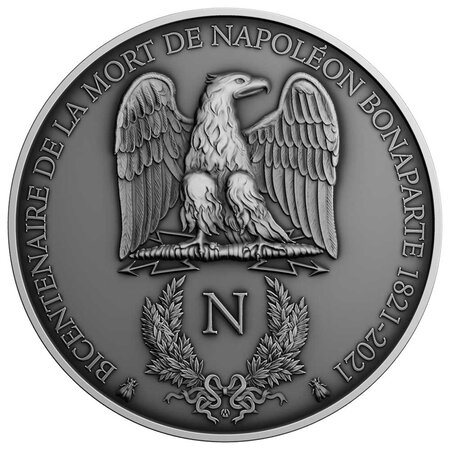 Pièce de monnaie en Argent 2000 Francs g 62.2 (2 oz) Millésime 2021 Napoleon Bonaparte NAPOLEON BONAPARTE