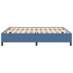 vidaXL Cadre de lit Bleu 180 x 200 cm Tissu en velours côtelé
