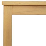 vidaXL Table basse Acacia clair 110 x 60 x 45 cm Bois d'Acacia Massif