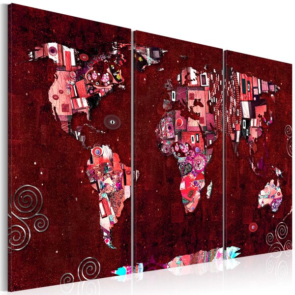 Tableau - ruby world l x h en cm 120x80