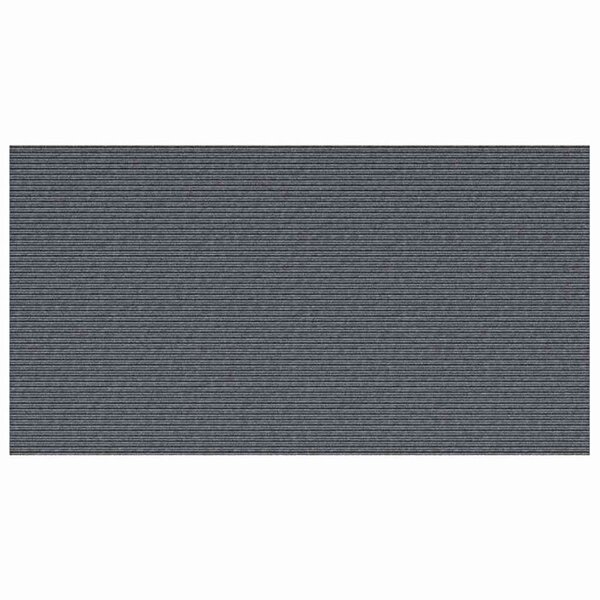 vidaXL Tapis Couloir Gris 80 x 150 cm tissu