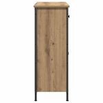 vidaXL Buffet chêne artisanal 70x30x80 cm bois d'ingénierie