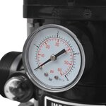 vidaXL Filtre à sable pour piscine avec vanne 6 positions Bleu 460 mm