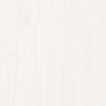 vidaXL Salon de jardin 7 Pièces Blanc Bois de pin massif