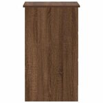 vidaXL Bureau Chêne marron 90x45x76 cm Bois d'ingénierie