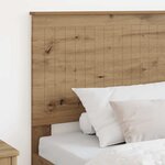 vidaXL Tête de lit Chêne artisanal 100 cm Bois d'ingénierie