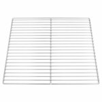 vidaXL Grille de barbecue Argenté 45 x 40 cm Acier inoxydable