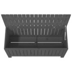 vidaXL Boîte de rangement de jardin Gris 108x42 5x54 cm Bois de pin