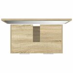 vidaXL Ensemble de meubles de salle de bain 2 Pièces chêne sonoma