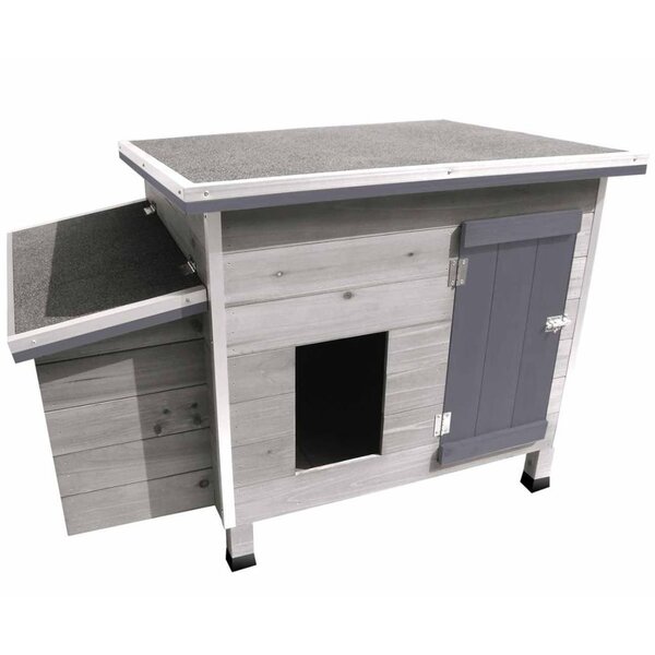 FLAMINGO Poulailler Ginger 100 x 79 x 64 cm Gris 300319