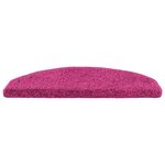 vidaXL Tapis d'escalier auto-adhésifs 15 Pièces Rose 80 x 24 5 x 3 5 cm