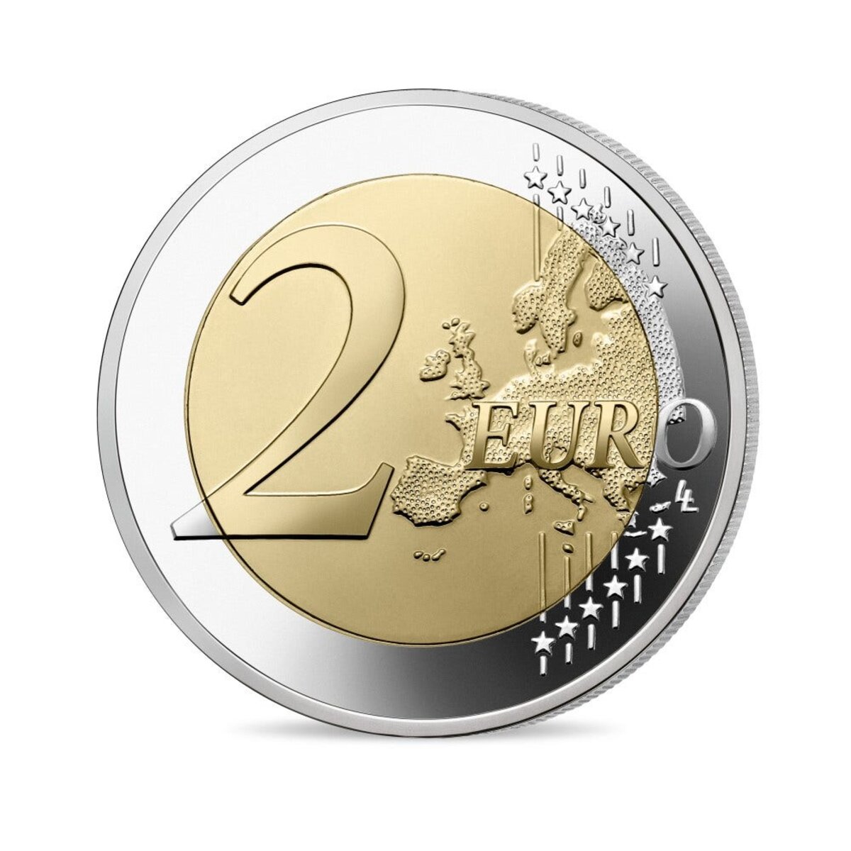 2€ euro JO 2024 France La remise du drapeau olympique Monnaie de Paris  2021 - Numismag
