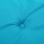 vidaXL Coussin de banc de jardin turquoise 200x50x3 cm tissu