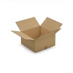 Caisse carton brune double cannelure raja 38x38x20 cm (lot de 15)