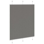 vidaXL Store plissé anthracite 110x150 cm largeur du tissu 109 4 cm