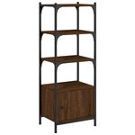 vidaXL Bibliothèque à 3 niveaux chêne brun 41x30x109 5 cm