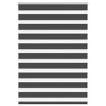 vidaXL Store zèbre noir 110x100 cm largeur du tissu 105 9 cm polyester