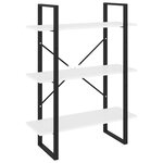 vidaXL Bibliothèque blanc 80x30x105 cm bois d'ingénierie