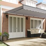 vidaXL Auvent Rétractable Gris clair 600 × 300 cm Polyester et Acier