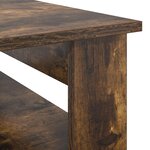 vidaXL Table basse Chêne fumé 96 x 54 x 44 cm Bois d'ingénierie