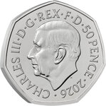 Monnaie LIVE LONG AND PROSPER 60 Anniversaire Star Trek Cupronickel 50 Pence United Kingdom 2026 (PRÉCOMMANDE)