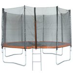 TRIGANO Trampoline avec filet de sécurité 427 cm