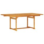 vidaXL Ensemble de salle à manger pour jardin 7 Pièces Marron