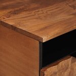 vidaXL Table basse Marron 80 x 54 x 40 cm Bois de mangue massif
