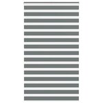 vidaXL Store zèbre gris foncé largeur du tissu 130 9 cm polyester
