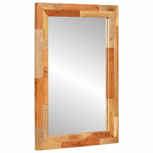 vidaXL Miroir de salle de bain Chêne artisanal 50 x 70 x 2 5 cm