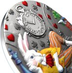 Pièce de monnaie en Argent 1 Dollar g 31.1 (1 oz) Millésime 2025 Fairytale WHITE RABBIT REST