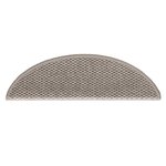 vidaXL Tapis d'escalier autocollants 30 Pièces 56x17x3 cm argenté