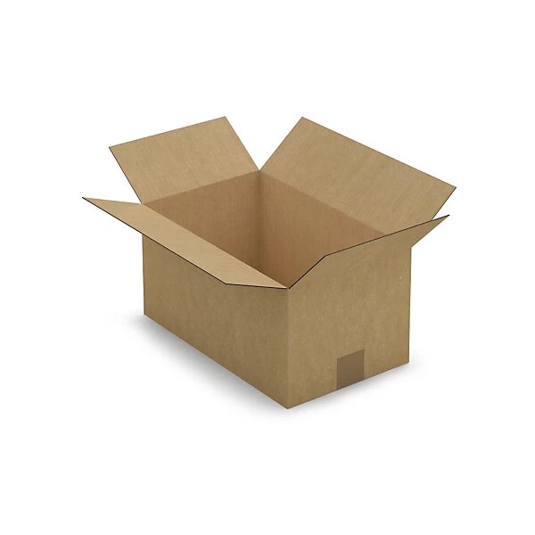 Caisse carton brune simple cannelure raja 36x22x18 cm (lot de 25)