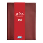 Protège-documents 'Le Lutin Original' PVC 50 Pochettes 100 Vues Bordeaux ELBA