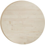 Plateau rond en pin 75 cm epaisseur 3 cm