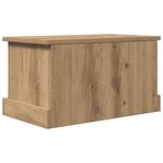 vidaXL Boîtes de rangement chêne artisanal 30x50x28 cm bois ingénierie
