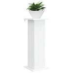 vidaXL Support de Plante 2 pc Blanc 30 5 x 30 x 80 5 cm