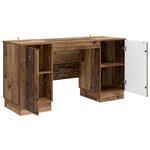 vidaXL Bureau Bois ancien 142 5 x 50 x 75 cm Bois d'ingénierie