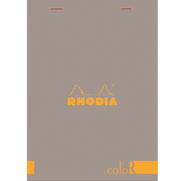 Bloc 'coloR' N°16 TAUPE 14,8x21cm 70F agrafées 90g ligné CLAIREFONTAINE