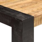 vidaXL Table de salle à manger 180x90x76 cm Bois de manguier massif