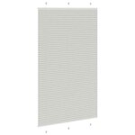 vidaXL Store plissé gris clair 120x200cm largeur du tissu 119 4cm