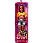 Barbie fashionista top flammes - poupée