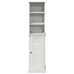 vidaXL Ensemble de mobilier de salle de bain 2 Pièces Marron et blanc