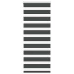 vidaXL Store zèbre noir 55x150 cm largeur du tissu 50 9 cm polyester
