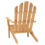 vidaXL Chaise Adirondack Bois de teck solide