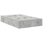vidaXL Cadre de lit Gris béton 200 x 120 x 31 5 cm Bois d'ingénierie