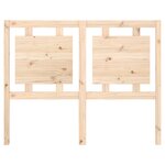 vidaXL Tête de lit 125 5x4x100 cm Bois massif de pin