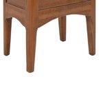 vidaXL Table de chevet Bois de sapin massif 40 x 29 x 68 cm Marron