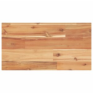 vidaXL Dessus de table rectangulaire 60x20x2 cm bois massif d'acacia